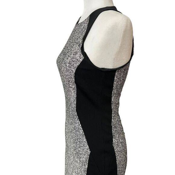 Rag & Bone Sheath Dress Wool-Cashmere Blend in XSmall White & Black Bodycon Weav - Picture 6 of 11